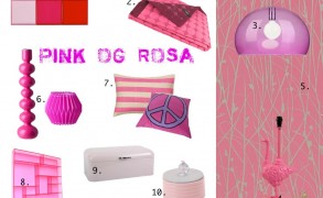 PINK/ROSA interiør