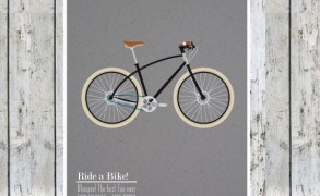 Ride a Bike – Dagens Poster (Vi hylder Tour de France)
