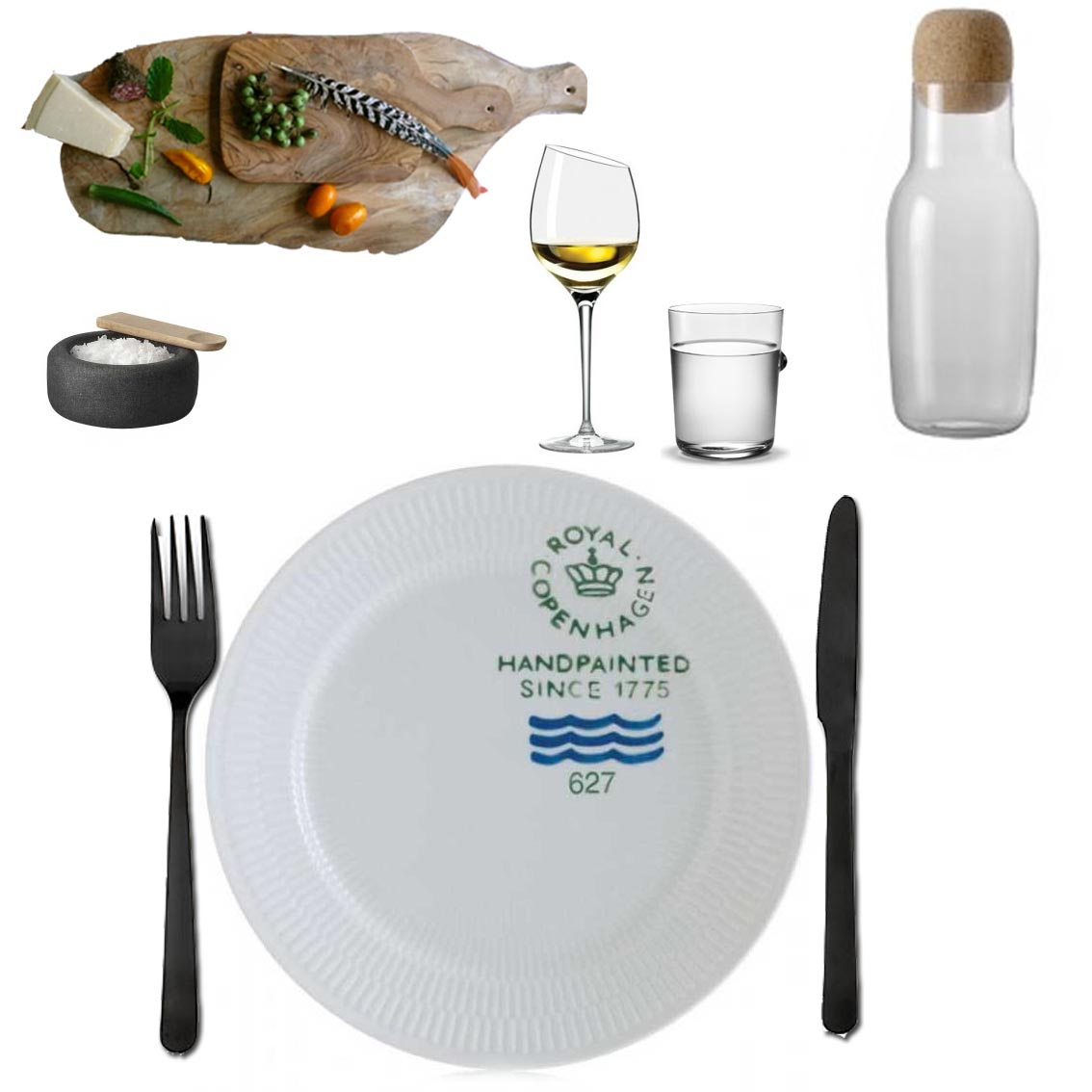 Jeg dækker bord