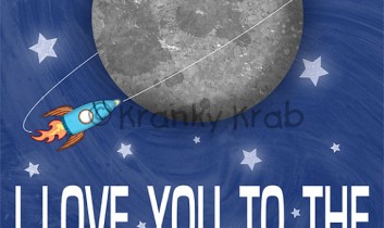 I Love You to the Moon and Back – Dagens Poster (børneværelset)