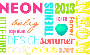 NEON inspiration til sommerboligen