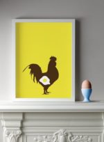 Fried egg print – Dagens poster