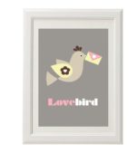 Lovebird love message – Dagens Poster