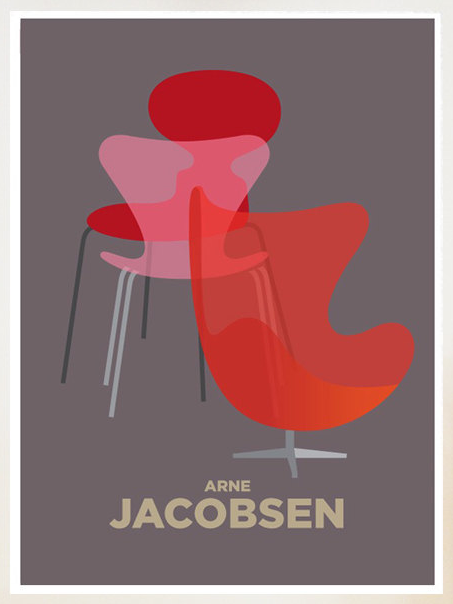 arne-jacobsen-dansk-design-ikon-aegget-svanen-syveren-stol-moeble-danish-poster-print-plakat
