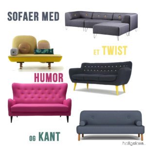 Jagten på den nye sofa #2 – "Sofaer med humor"