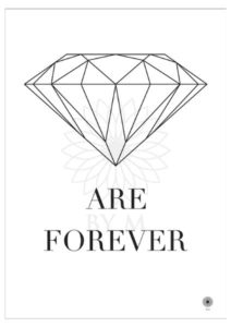 poster-plakat-diamonds-forever-print-illustration