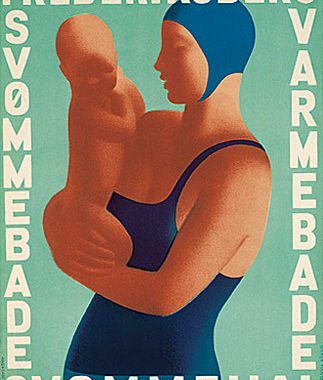 frb-mor-med-barn-plakat-poster-grafiske-design-art-kunst-frederiksberg