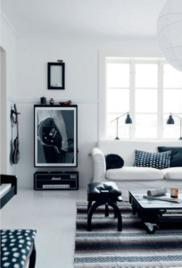 indretning-homedecor-livingroom-black-white