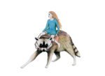 Girl Riding Racoon – Dagens Poster