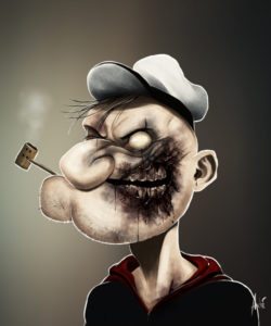 Zombie Popeye – Dagens Poster