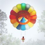 Fantastisk Balloon Swing lege-skulptur i New York