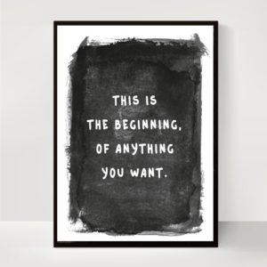 This is the beginning….. – Dagens Poster