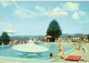 Men In Black Summer Resort, 1954 – Dagens Poster
