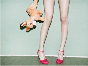 Bambi meets pink heels